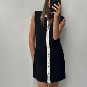 Zara Sleeveless Crepe Dress